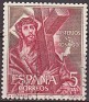 Spain - 1962 - Rosario - 5 Ptas - Multicolor - España, Rosario - Edifil 1471 - Christ Carrying the Cross by El Greco - 0